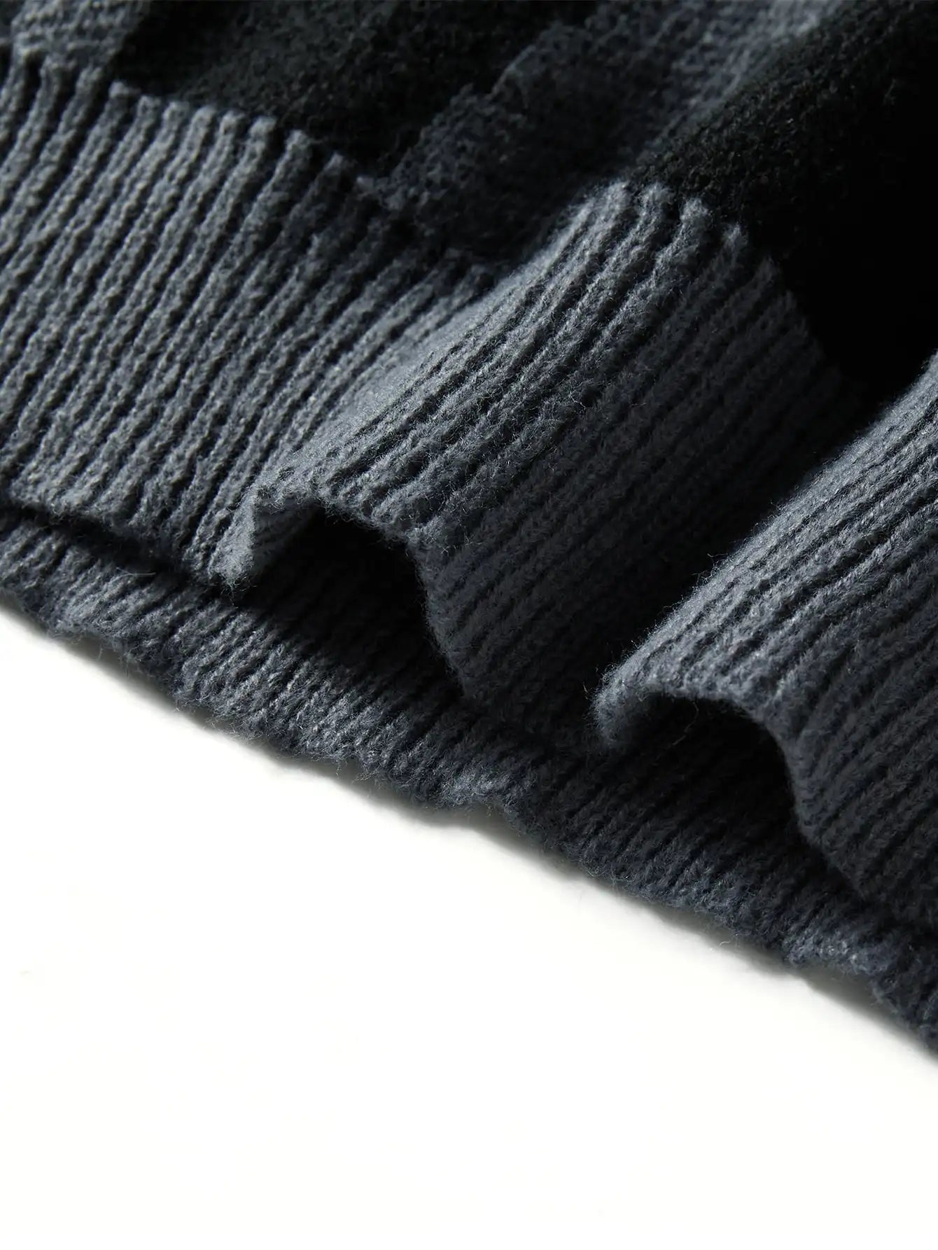 Pulôver de malha com padrão Jacquard irregular masculino, suéter casual com gola redonda, cor de contraste, popular, outono, inverno, novo