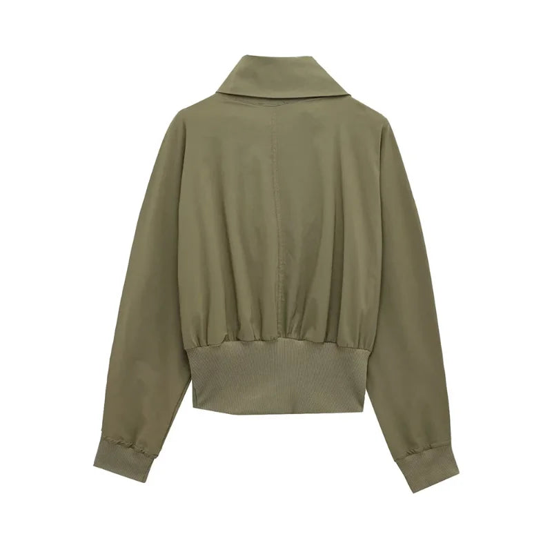 Calças de carga ternos femininos high street vintage solto lapela mangas compridas define feminino 2025 primavera nova moda conjuntos com zíper 2 peças