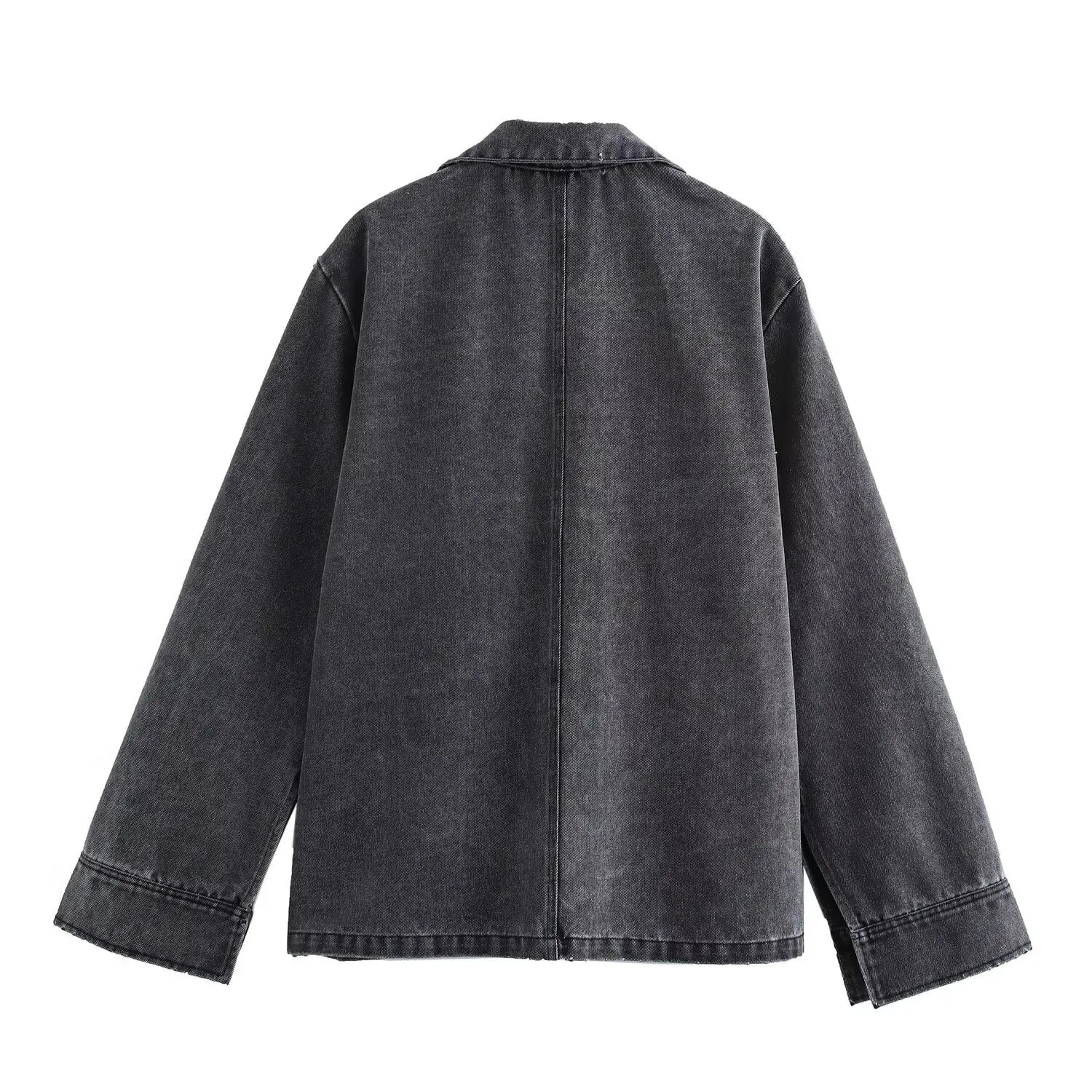 2024 outono conjuntos de jeans feminino turn-down colarinho casual topo moda cintura alta streetwear feminino denim calça duas peças conjunto