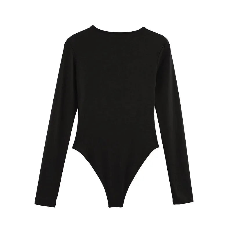 Muyer 2025 bodysuit feminino sexy bodys para mulheres bustier corpo senhoras topo manga longa bodysuits mulher verão topos roupas lingerie