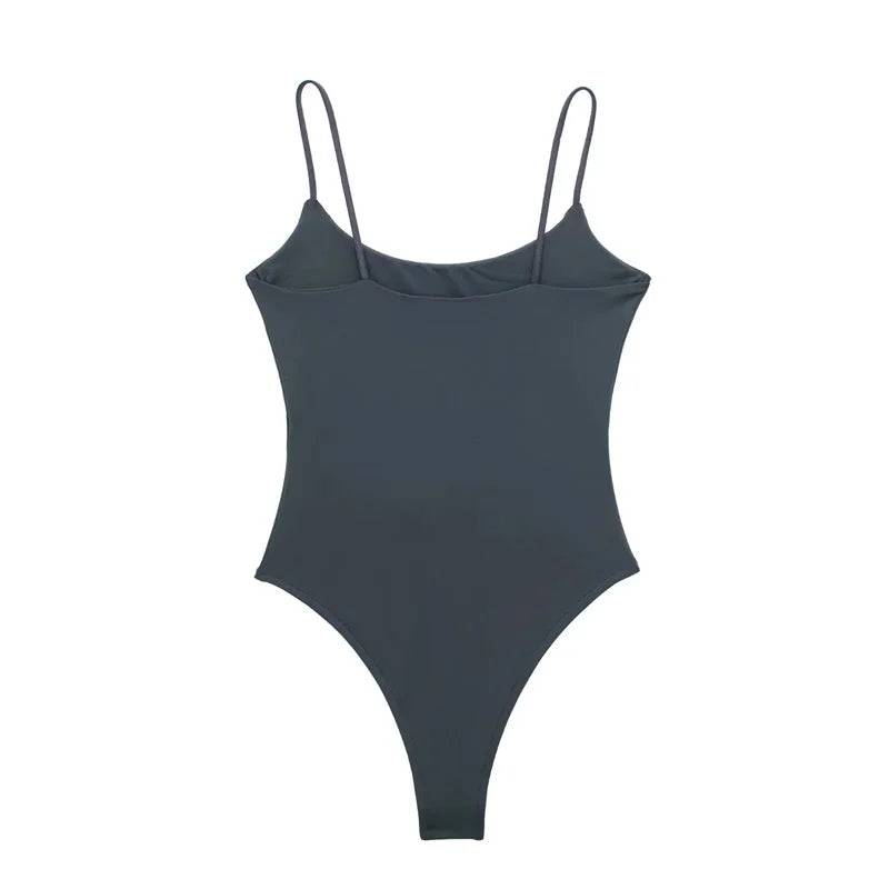 Muyer 2025 sexy bodys apertados para mulheres branco preto sem costas bodysuit feminino uma peça macacões para mulher lingerie sexy bodysuit