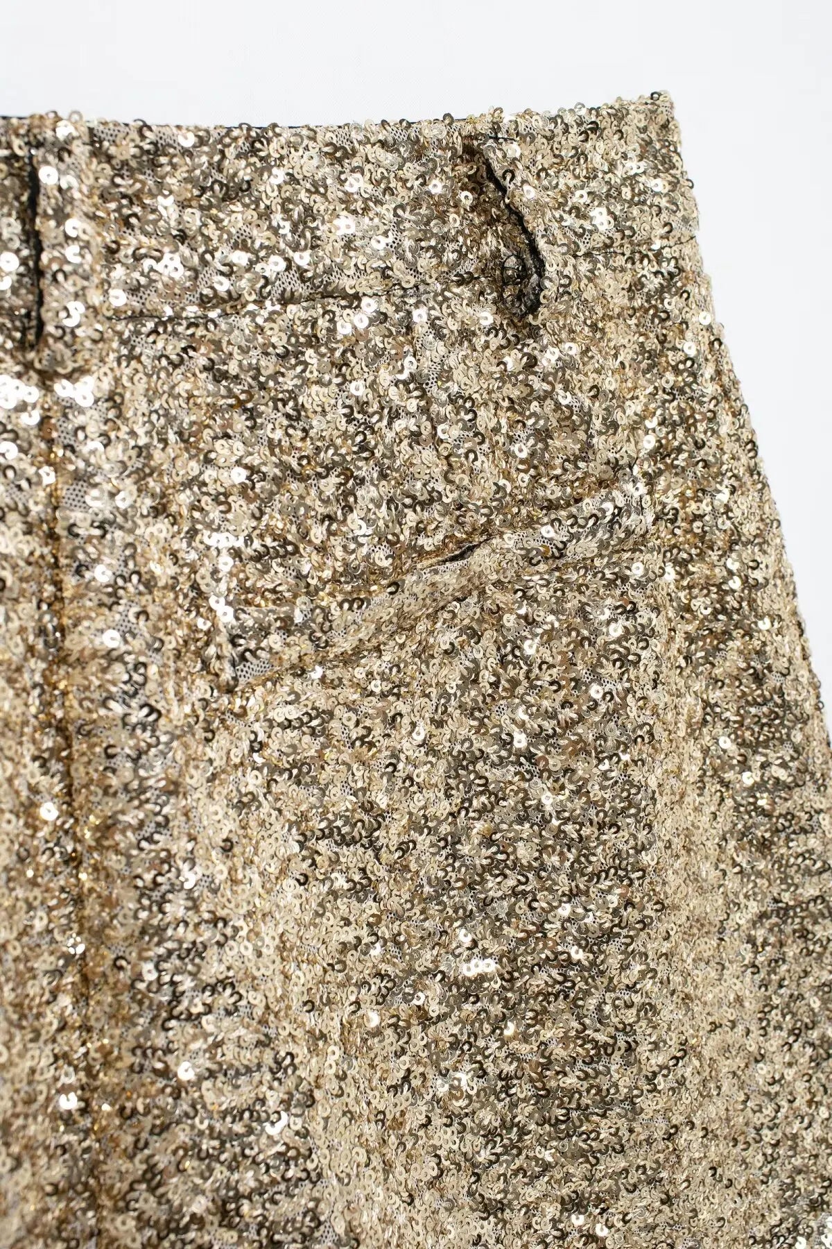 DEEABAE Coreano Dongdaemun 2025 High-end Temperamento Sexy Lantejoulas Cintura Média Casual All-match Shorts