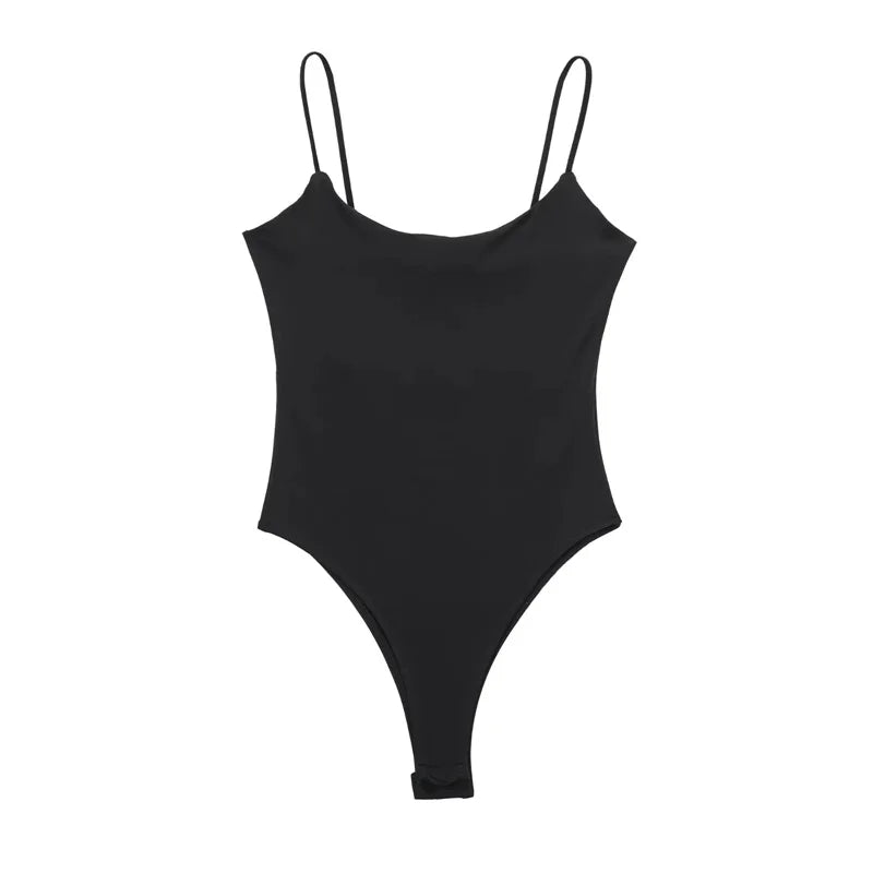 Muyer 2025 sexy bodys apertados para mulheres branco preto sem costas bodysuit feminino uma peça macacões para mulher lingerie sexy bodysuit
