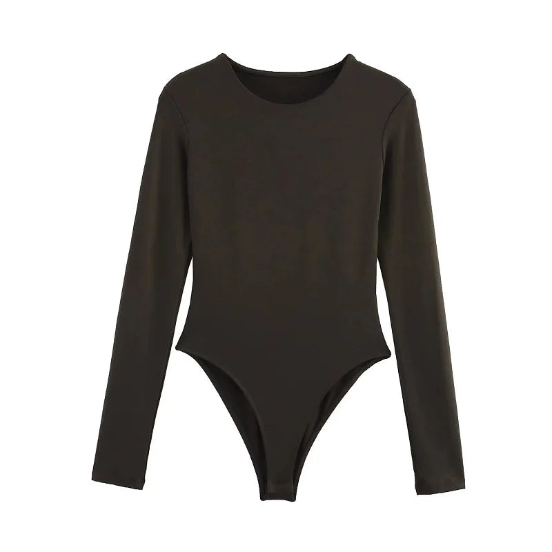 Muyer 2025 bodysuit feminino sexy bodys para mulheres bustier corpo senhoras topo manga longa bodysuits mulher verão topos roupas lingerie