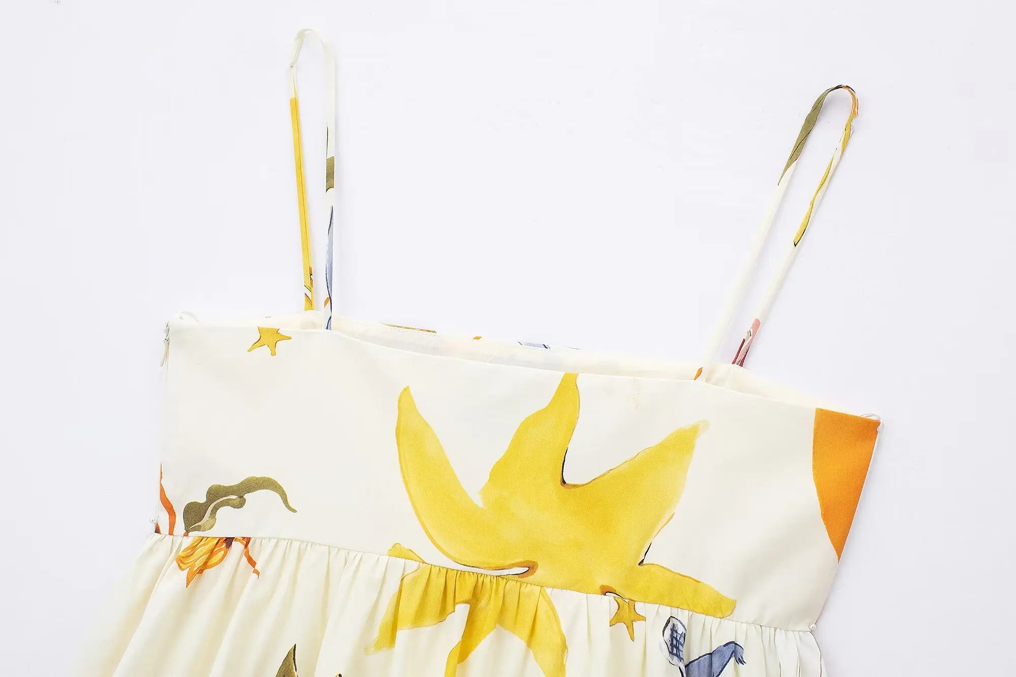 Vestido Mini Estampado Sem Mangas - Verão