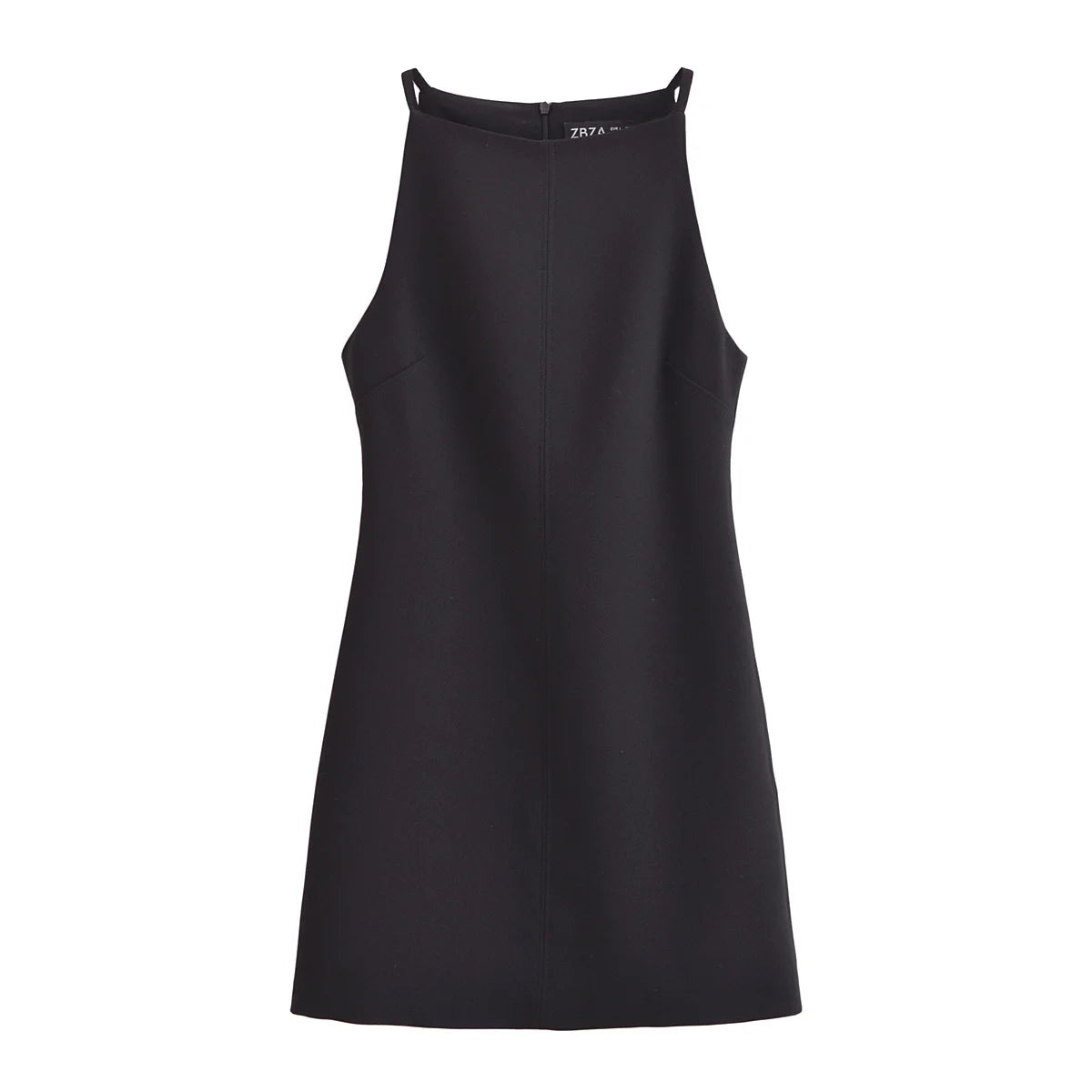 Traf novo vestido branco preto feminino fora do ombro halter vestidos curtos verão elegante vestidos de festa bodycon vermelho azul mini vestido