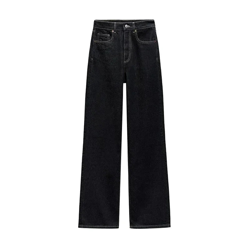 Vintage emendado denim jaqueta calças definir cinto feminino único breasted jaquetas bolsos jeans retos 2025 primavera senhora rua outfit