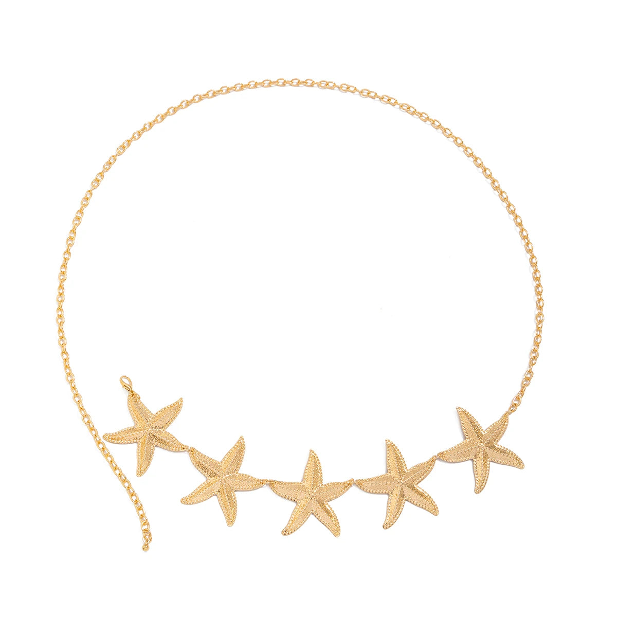 Ingemark vintage metal estrela do mar cintura cinto de barriga corrente para as mulheres 2025 nova moda boho verão praia biquíni corpo jóias novo