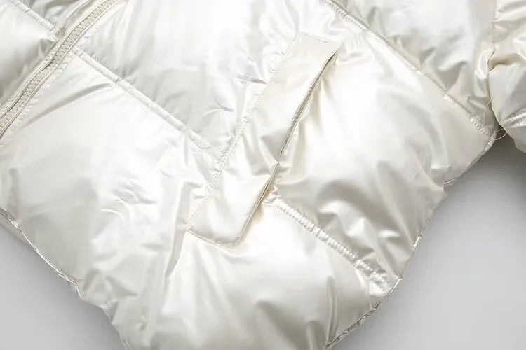 Casaco frio de inverno feminino promoção elegante com capuz anorak jaqueta de algodão quente parkas casaco feminino preto branco roupas