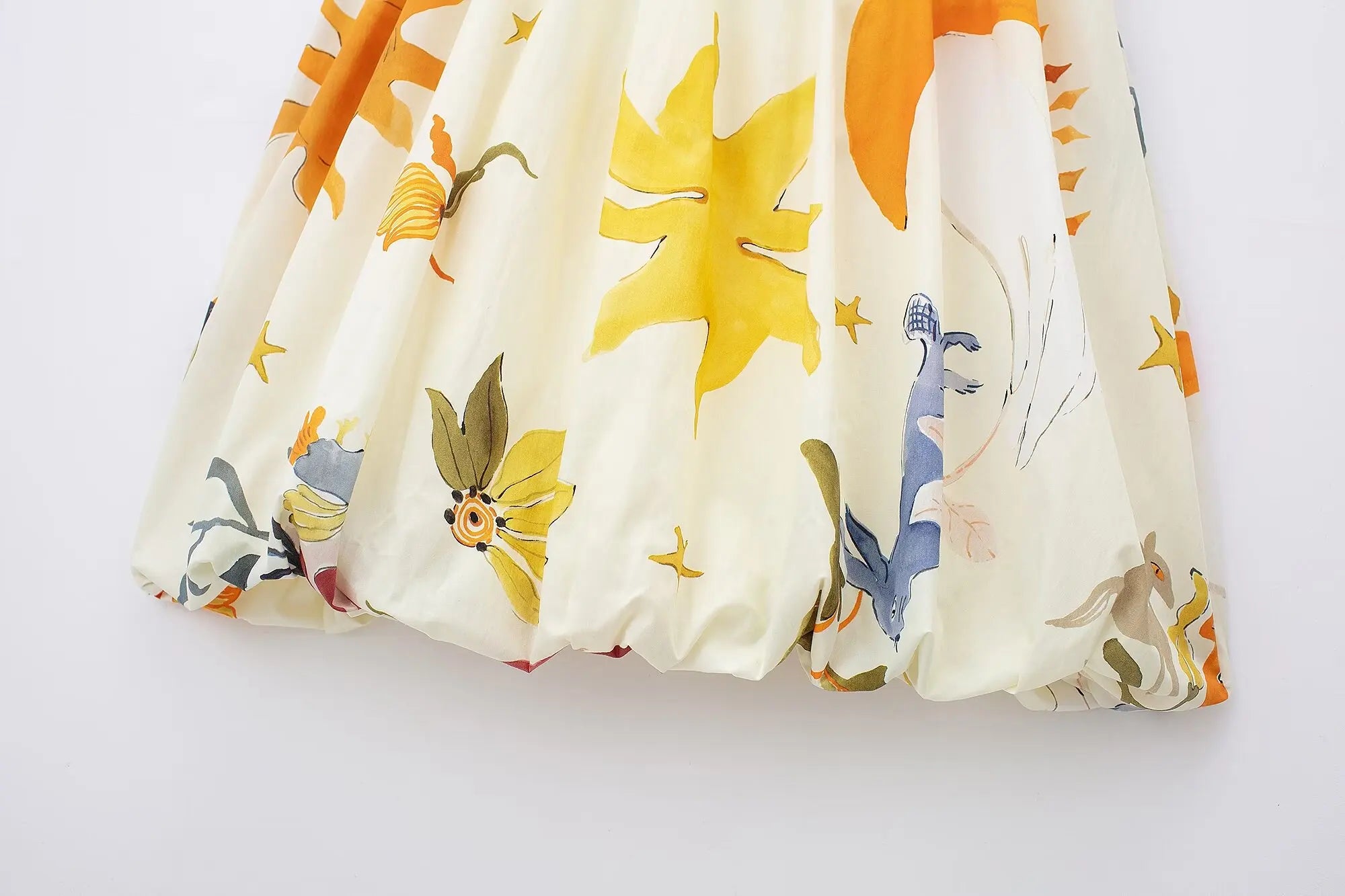 Vestido Mini Estampado Sem Mangas - Verão