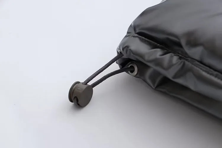 Casaco frio de inverno feminino promoção elegante com capuz anorak jaqueta de algodão quente parkas casaco feminino preto branco roupas