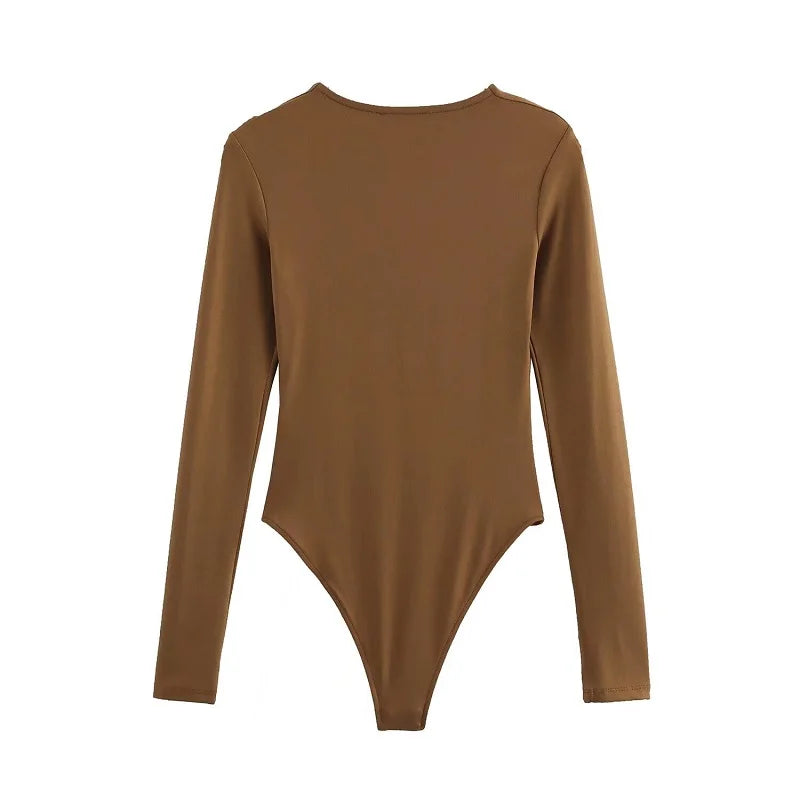 Muyer 2025 bodysuit feminino sexy bodys para mulheres bustier corpo senhoras topo manga longa bodysuits mulher verão topos roupas lingerie
