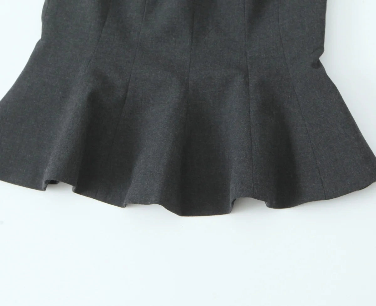 Trafza nova moda feminina simples empilhados decorativos fino ajuste 3 cores topo feminino elegante em torno do pescoço sem mangas plissado zíper topo