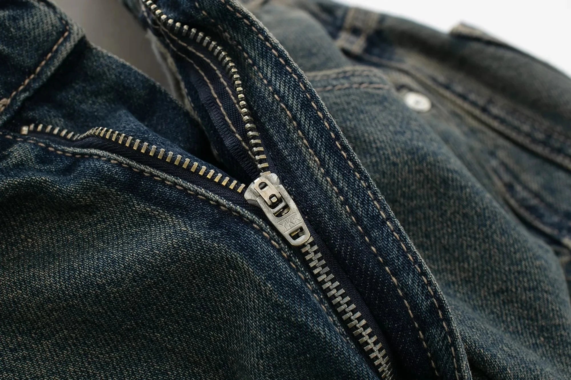 2023 primavera outono mulher bolso workwear denim carga calças compridas moda meados de cintura vintage casual rua calças soltas