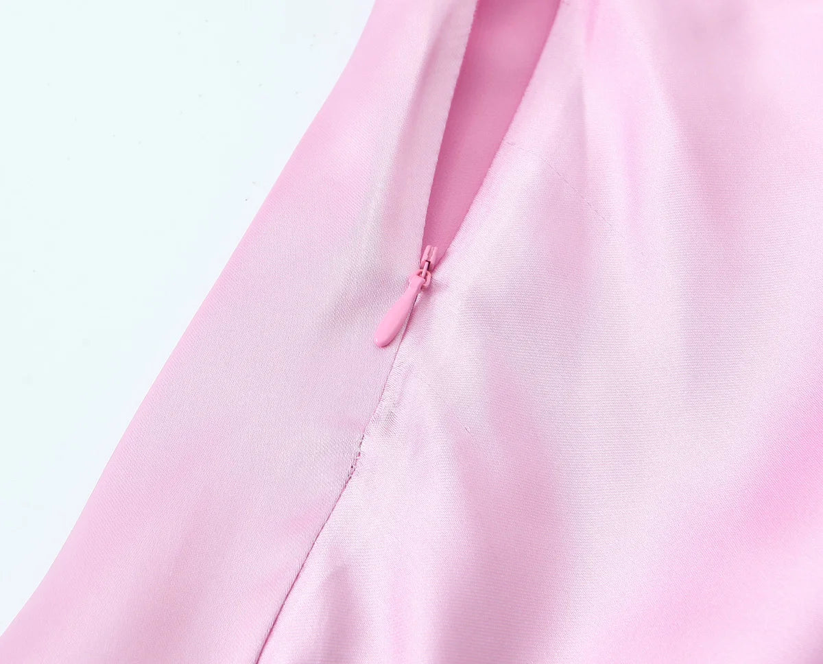 Traf robe y2k cetim fino extremo curto vestido de festa feminino 2025 primavera arco amarrado sem mangas sem costas magro uma linha mini vestido vermelho