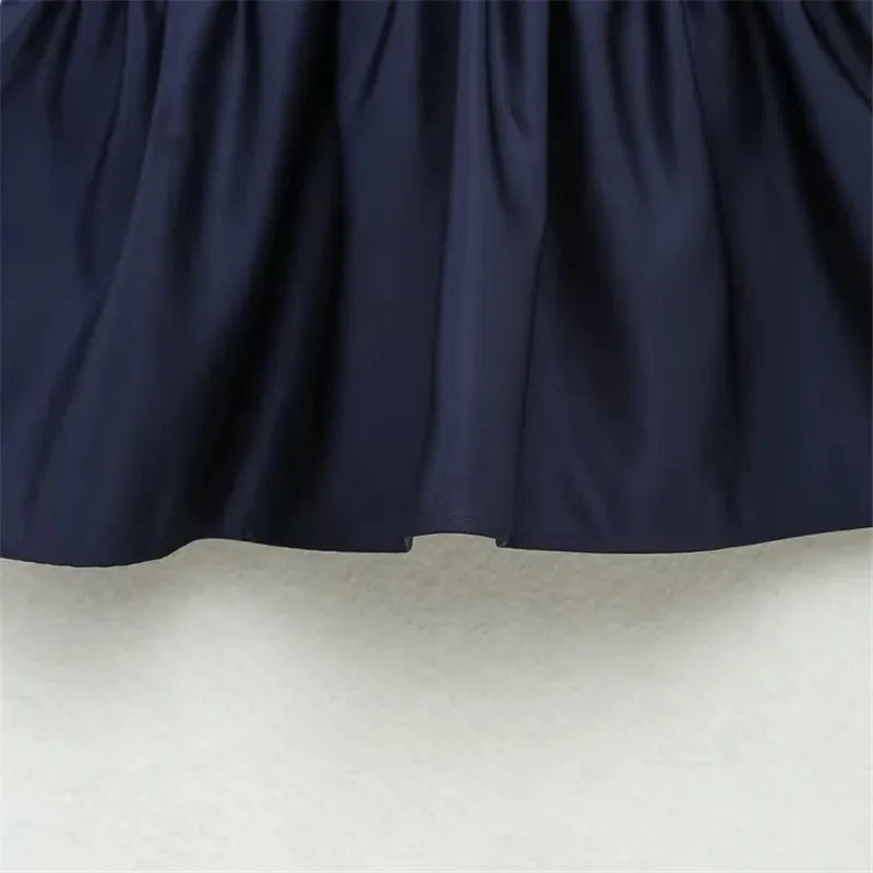 Traf azul de malha superior feminino sem mangas colheita topos feminino 2024 verão sem costas espartilho topo mulher retalhos plissado praia regata