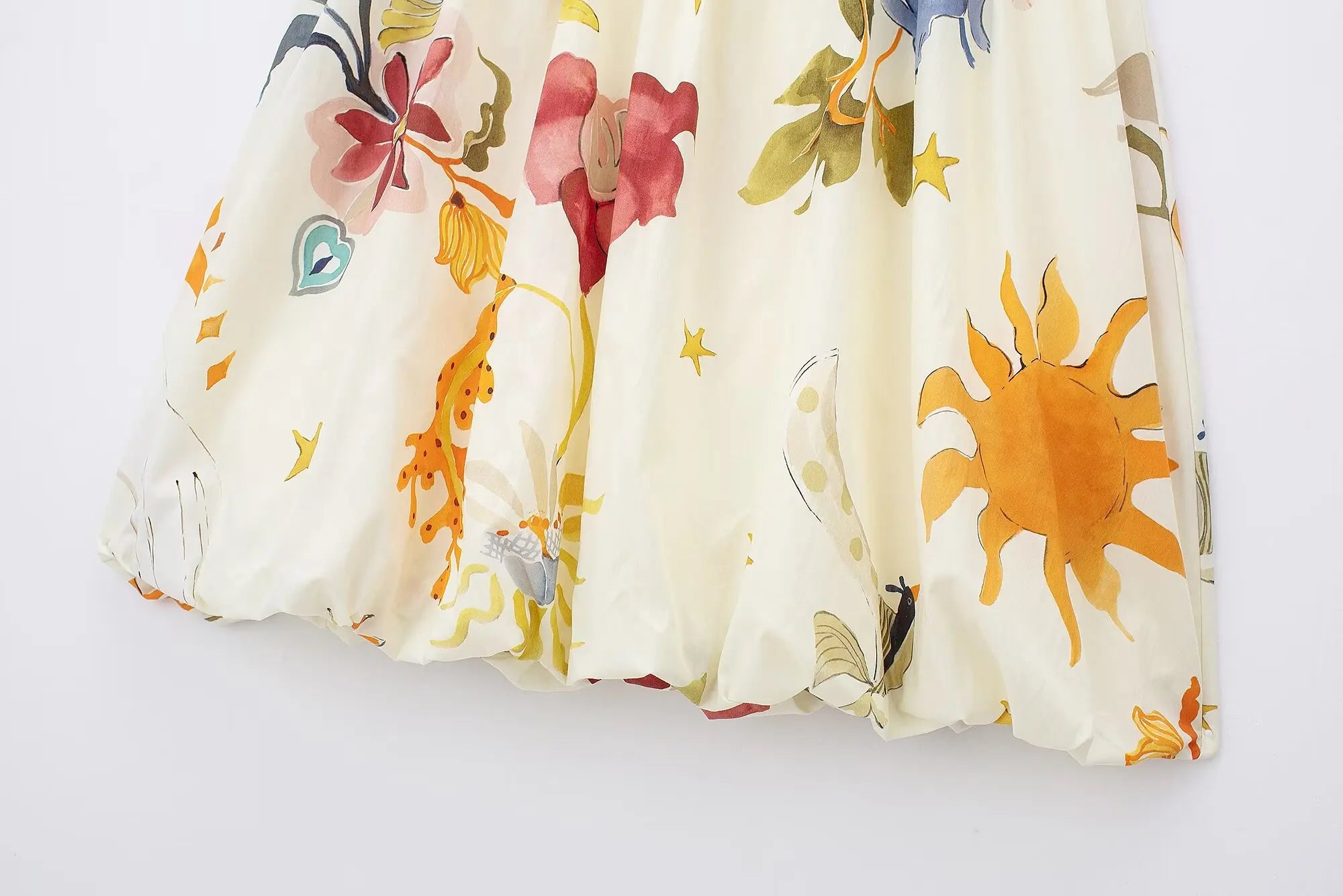 Vestido Mini Estampado Sem Mangas - Verão