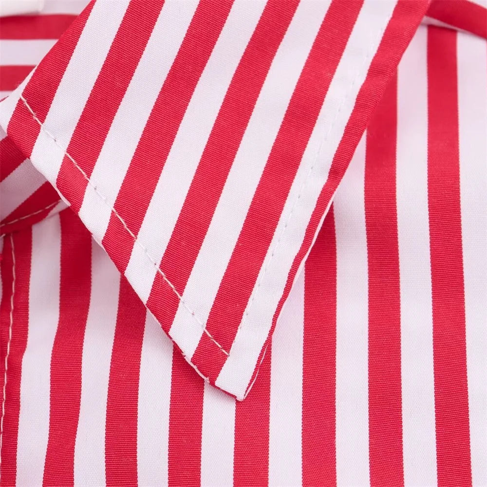 Camisa solta de punho ondulado feminino, top versátil, estilo europeu e americano, pequena, verão, novo, 2024ZAR