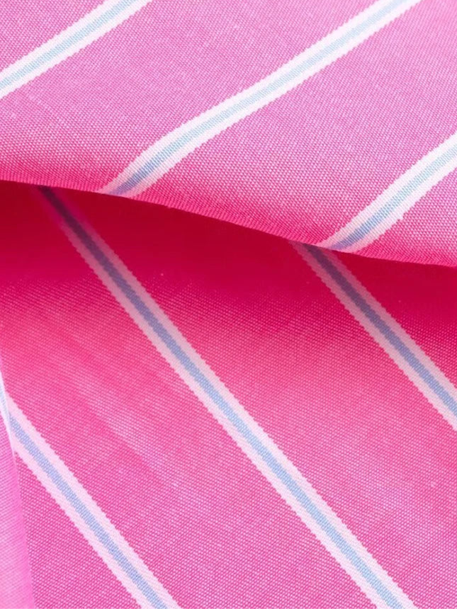 TRAF Camisa de verão Feminina com Lapela Reta e Peito Único Camisa Solta Moda Popular Decoração de Riscas Bolso Camisa Solta Fina