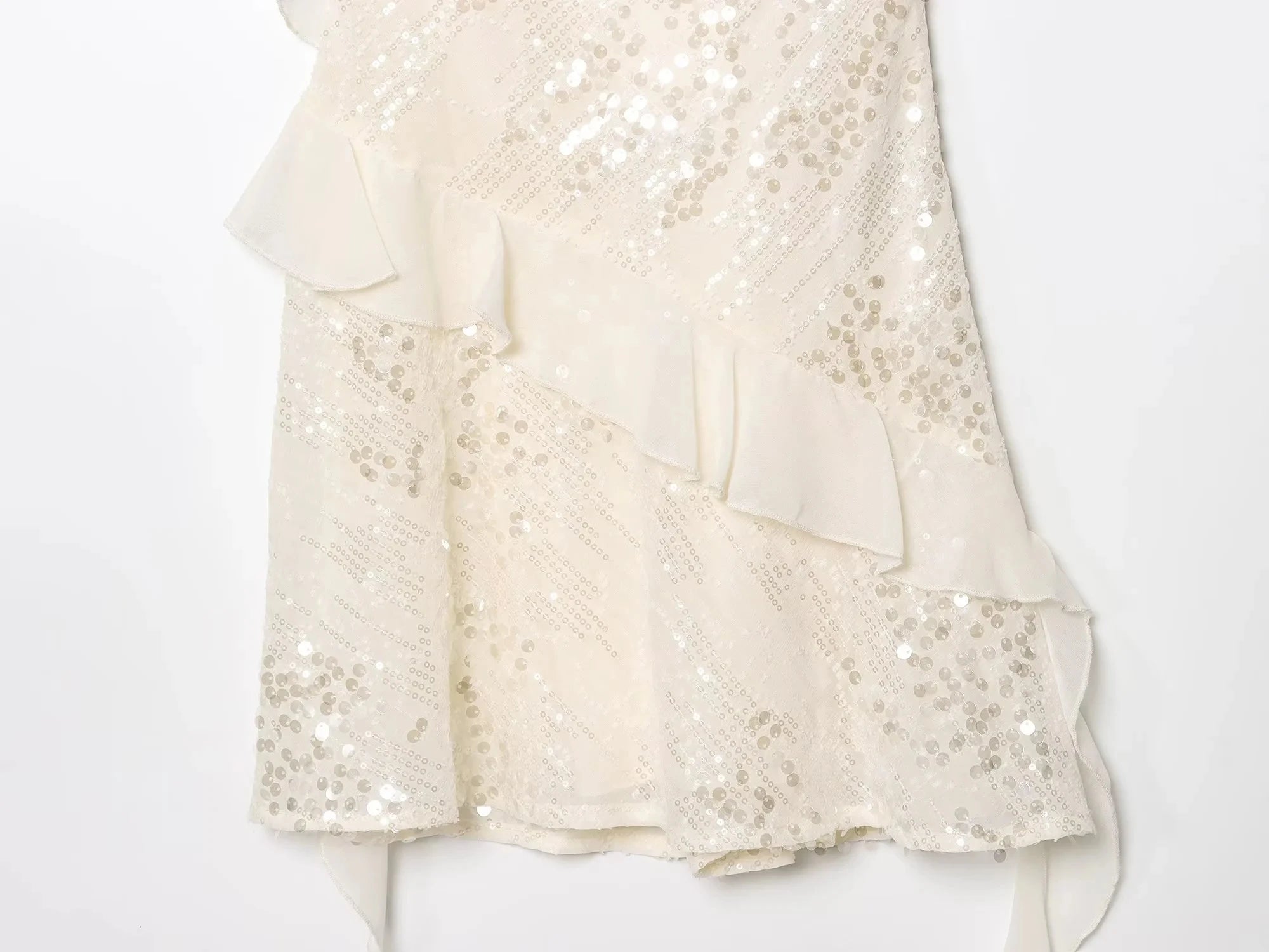 Trafza sexy chique vestido feminino sólido cami sem costas lantejoulas em camadas mini vestido curto nova moda 2025 verão clube vestido de festa