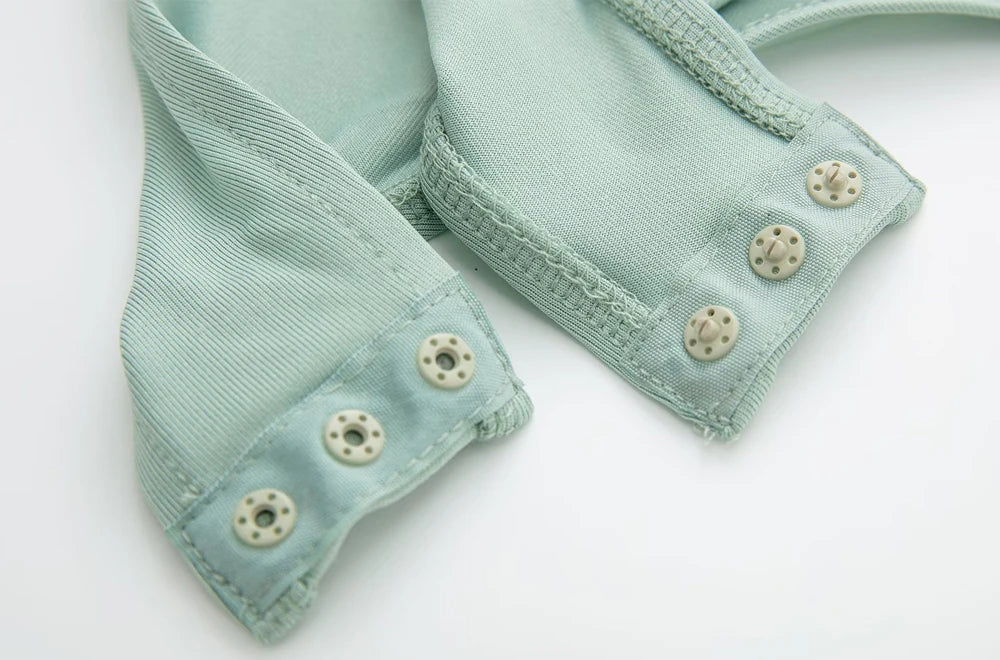TRZA – Body assimétrico franzido feminino, um ombro, alças largas, botão de pressão, playsuits femininos, moda sexy
