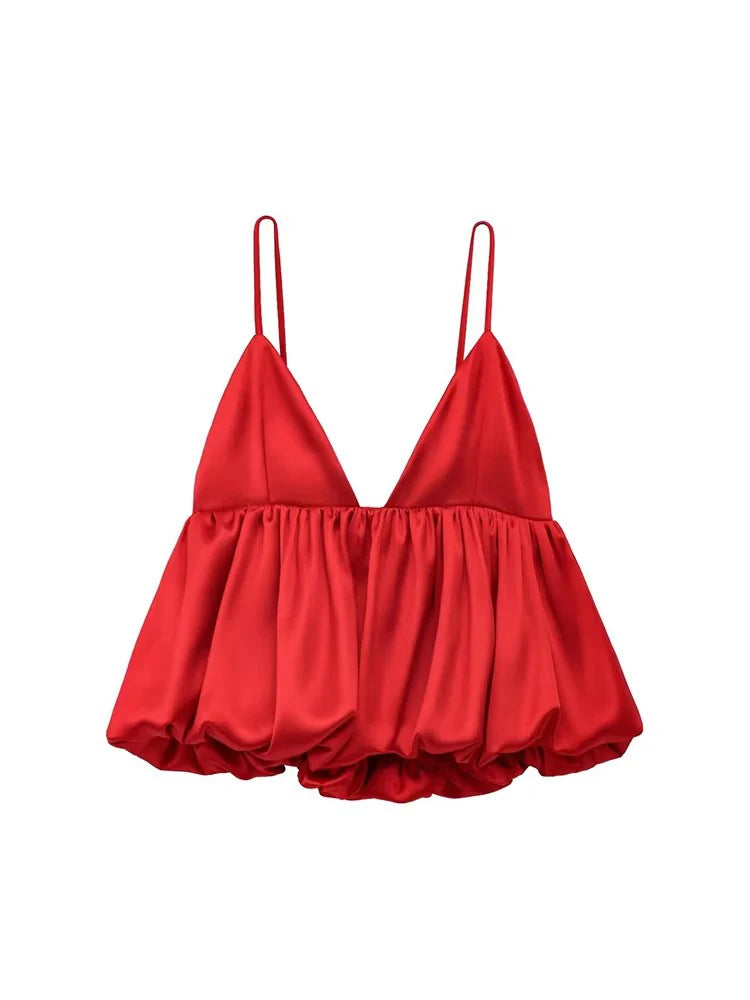 Tfmln sexy feminino bouffant topos fora do ombro magro sem costas sem mangas colete 2025 verão senhora escritório sólido espartilho tanques