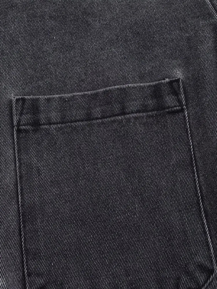 2024 outono conjuntos de jeans feminino turn-down colarinho casual topo moda cintura alta streetwear feminino denim calça duas peças conjunto