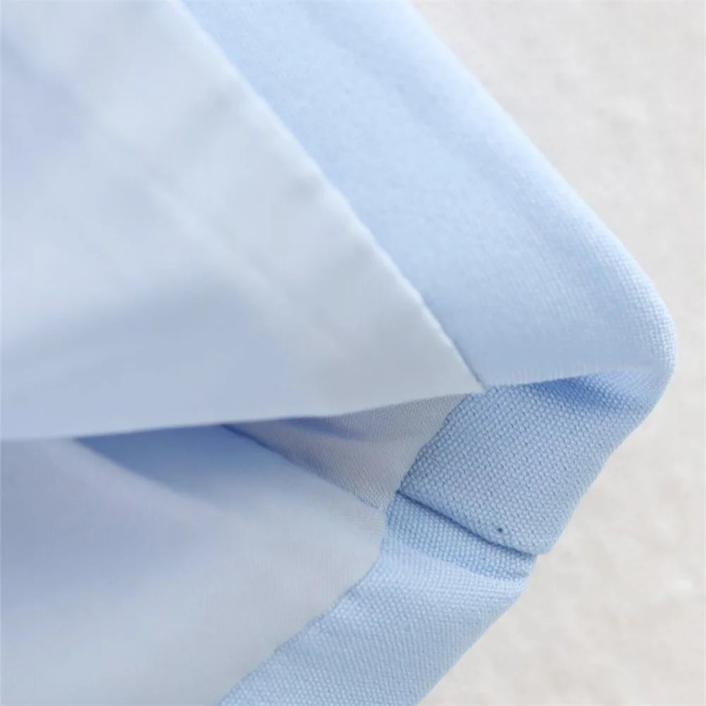 UNIZERA blusa feminina sem alças com zíper decoração saia curta para primavera e verão roupas femininas casuais