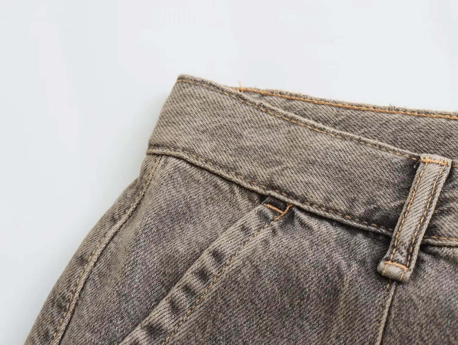 Trafza 2023 outono moda casual sólido calças de cintura alta feminino denim calças de perna larga y2k jeans feminino calças de carga longa jeans