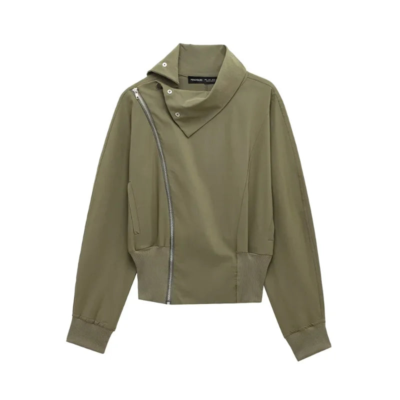 Calças de carga ternos femininos high street vintage solto lapela mangas compridas define feminino 2025 primavera nova moda conjuntos com zíper 2 peças