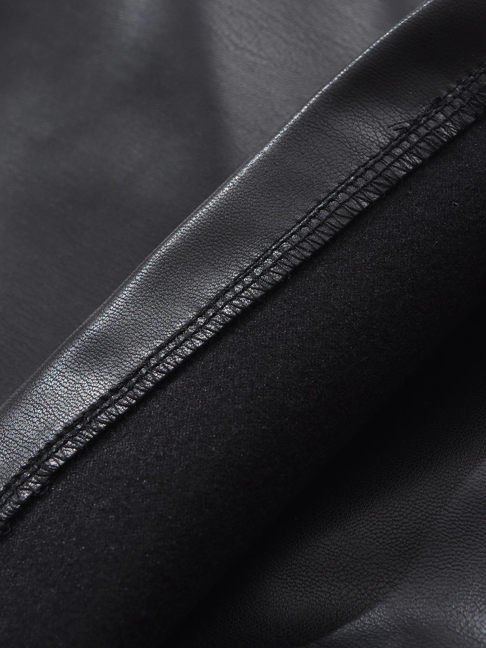 Mini saias pretas elegantes moda coreana saias de couro falso para mulher saias de cintura baixa saia de couro dividido com shorts marrom