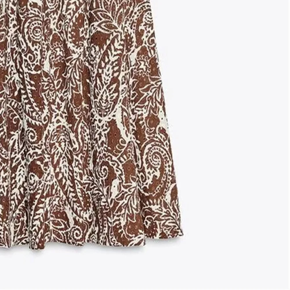 Unizera feminino sexy sem costas oco bordado cinta pendurado pescoço colarinho colete superior temperamento verão nova meia saia