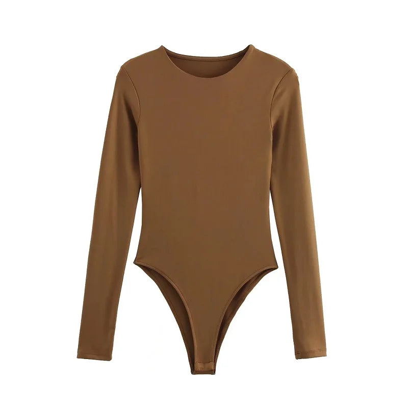 Muyer 2025 bodysuit feminino sexy bodys para mulheres bustier corpo senhoras topo manga longa bodysuits mulher verão topos roupas lingerie
