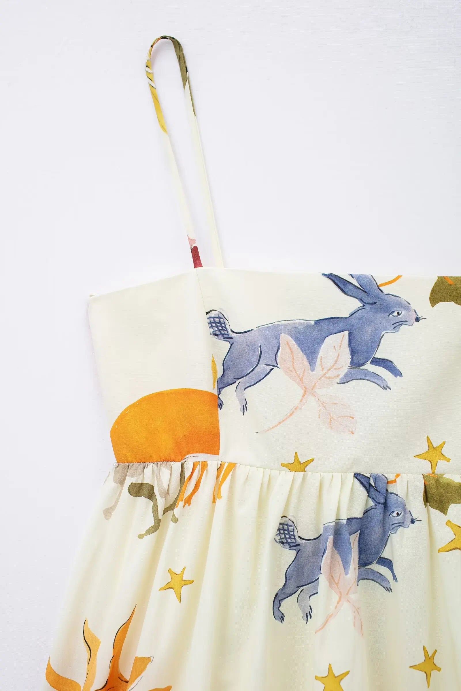 Vestido Mini Estampado Sem Mangas - Verão