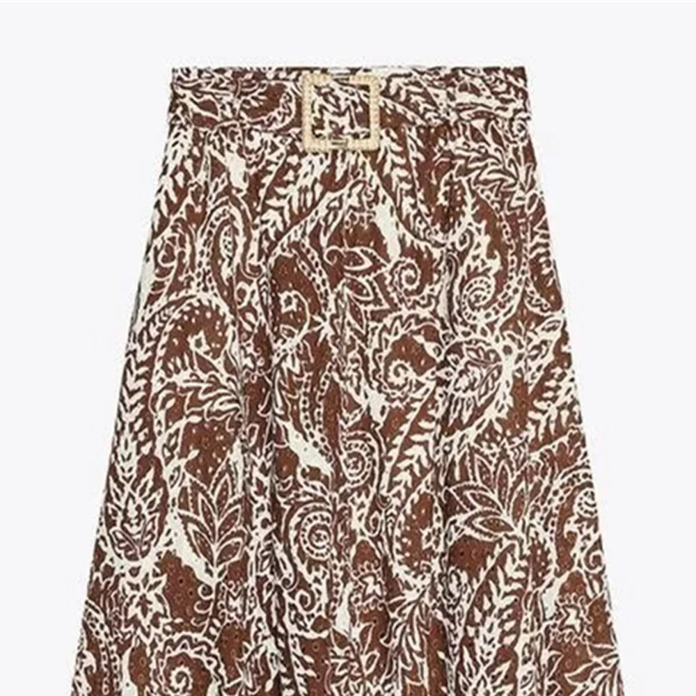 Unizera feminino sexy sem costas oco bordado cinta pendurado pescoço colarinho colete superior temperamento verão nova meia saia