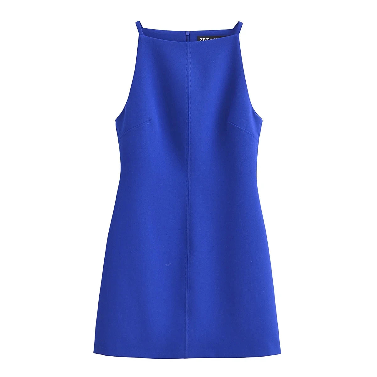Traf novo vestido branco preto feminino fora do ombro halter vestidos curtos verão elegante vestidos de festa bodycon vermelho azul mini vestido