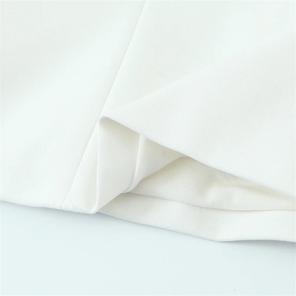UNIZERA feminino impresso emenda elástica superior zíper decoração primavera/verão novo produto casual feminino wear