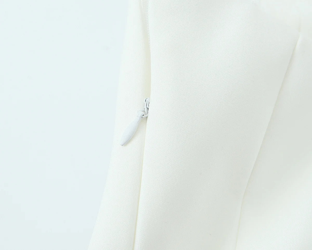 Tfmln moda feminina sem alças topo feminino casual sexy fino encaixe lateral zíper sólido curto topo 2025 verão novo 2 cores
