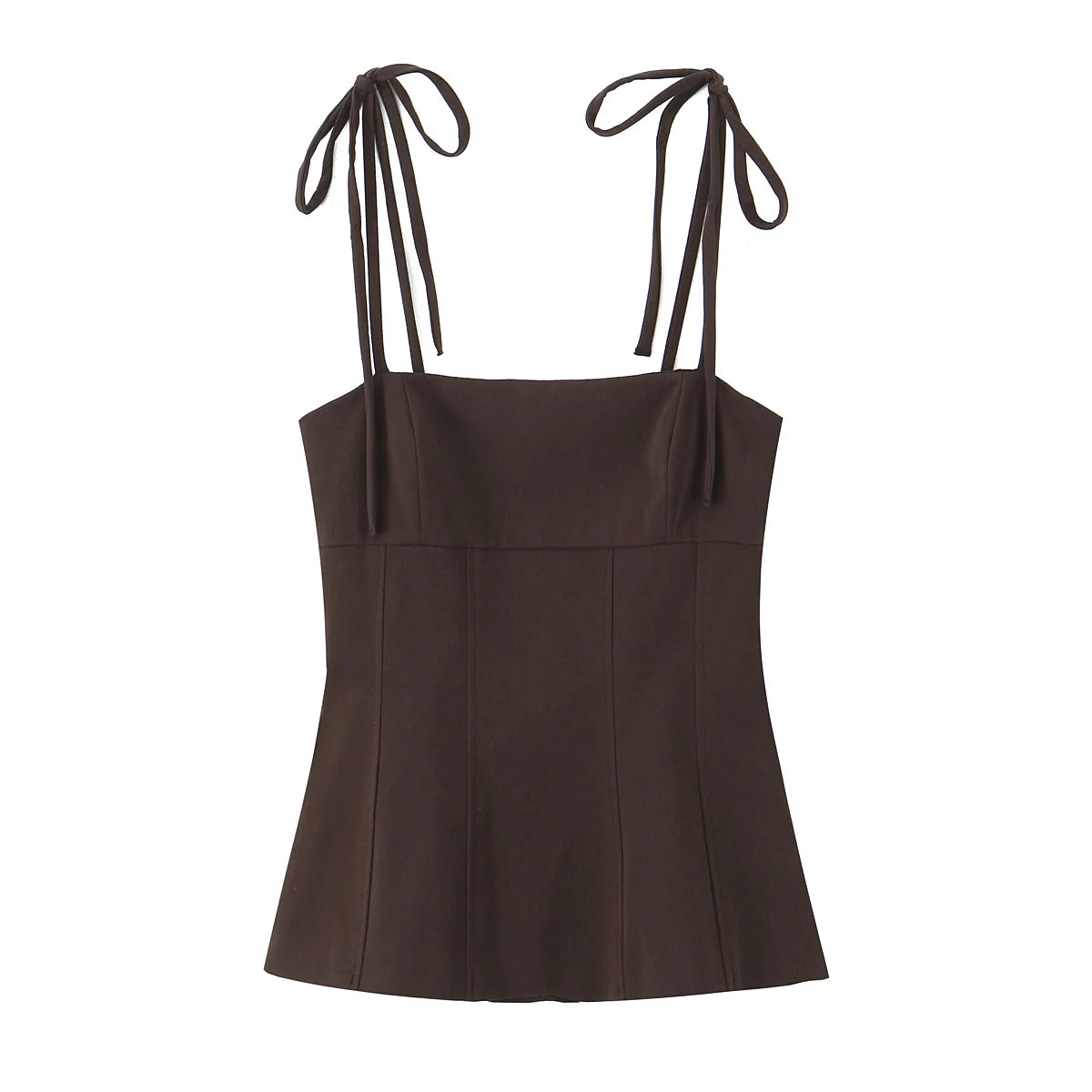 Duoperi moda feminina sem costas topos camisola pescoço quadrado sem mangas arco tine cintas feminino chique senhora tanque