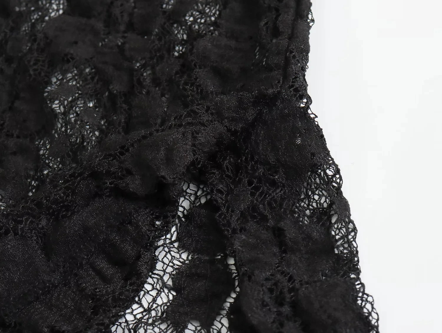 Trafza verão rendas macacões para mulheres moda nova mangas compridas oco para fora magro onesies feminino chique selvagem bodysuits femininos