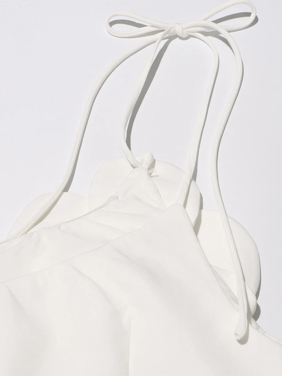 Twotwinstyle retalhos apliques mini vestidos para mulheres gola diagonal mangas emendadas rendas até vestidos de cintura alta feminino novo