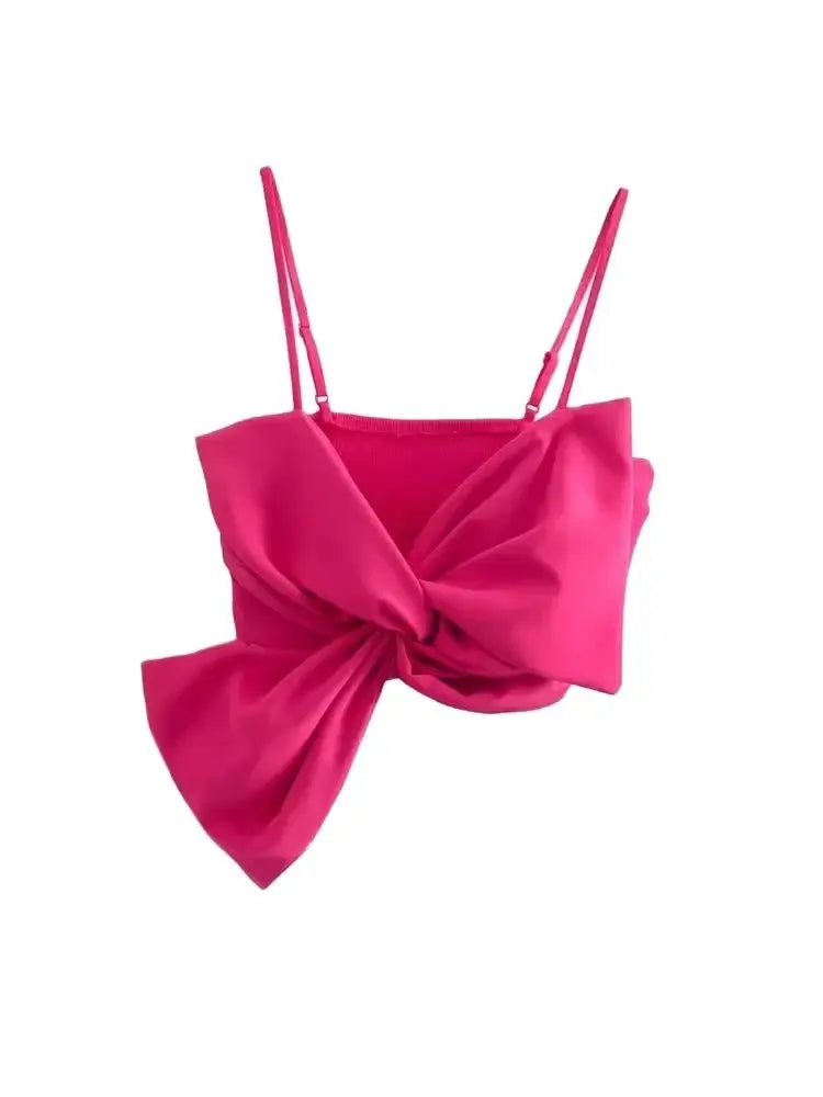 Trza moda feminina com arco recortado regatas vintage sem costas alças finas feminino camis mujer