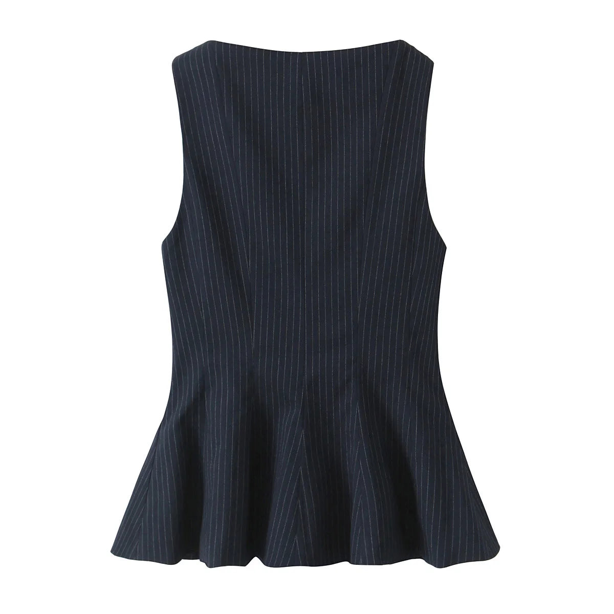 Trafza nova moda feminina simples empilhados decorativos fino ajuste 3 cores topo feminino elegante em torno do pescoço sem mangas plissado zíper topo