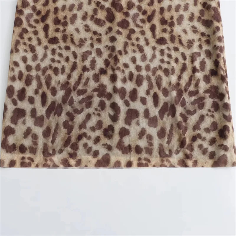 Muyer 2025 tule colheita topo feminino leopardo impressão ruched tubo topos para mulher sexy sem costas halter topo feminino fora do ombro verão topo